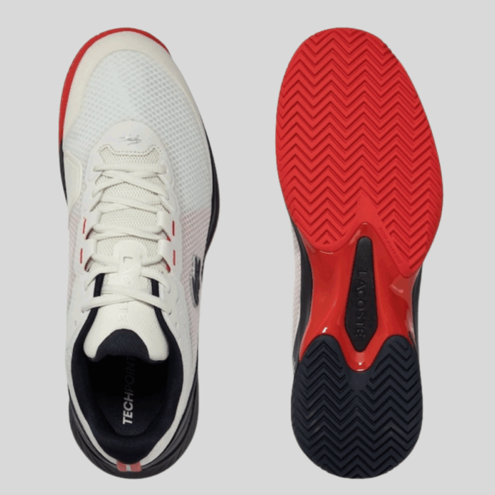 LACOSTE TECH POINT SMA WHITE - Ảnh 3