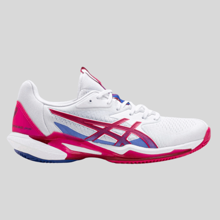 Giày Tennis/Pickleball Nữ Asics Solution Speed FF 3.0 White/Bright Rose