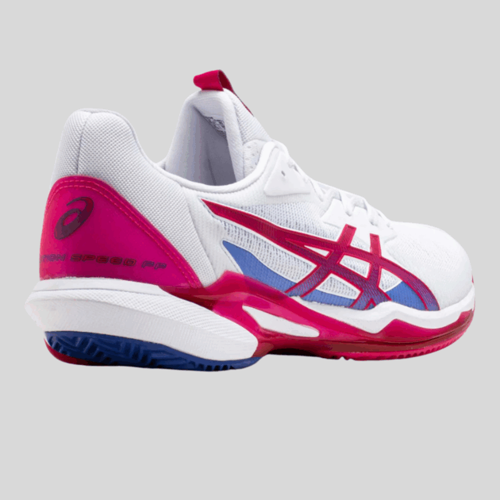 Giày Tennis/Pickleball Nữ Asics Solution Speed FF 3.0 White/Bright Rose - Ảnh 2