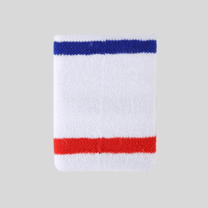 Băng chặn mồ hôi tay Nike Doublewide Wristband Xanh Trắng Đỏ - Ảnh 2