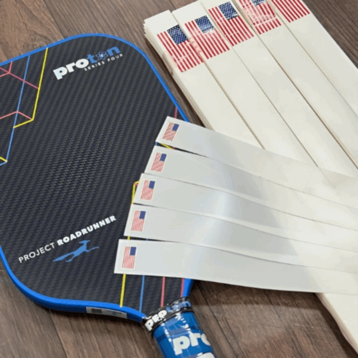 Miếng Dán Viền Vợt Pickleball USA chất liệu PPF Trong Suốt - Ảnh 3