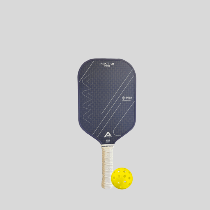 Vợt Pickleball AMA SPORT NXT 01 Pro Titanium 16mm Màu Xám Trắng - Ảnh 2
